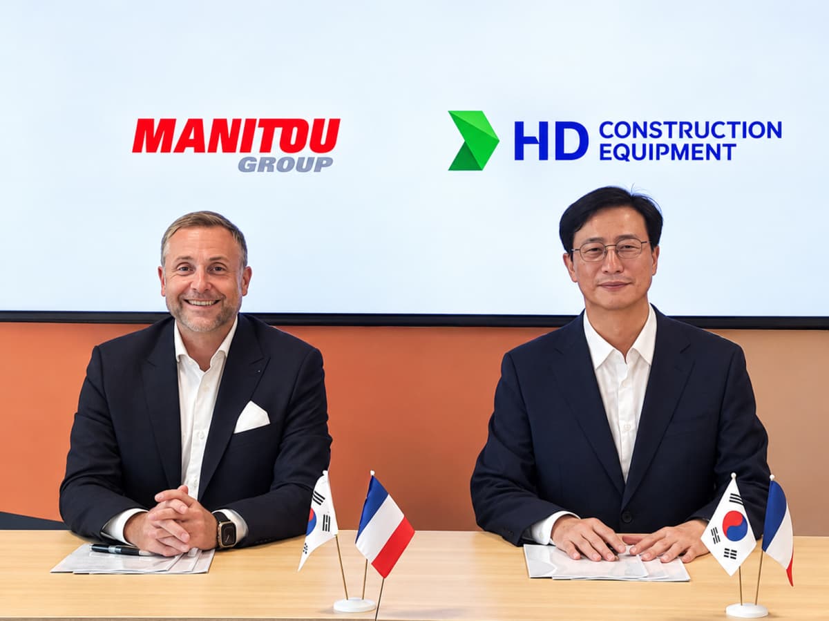 HD건설기계, 마니투와 소형장비 판매 제휴