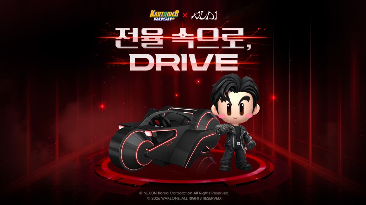 카트라이더 러쉬플러스, 알파드라이브원 컬래버 업데이트